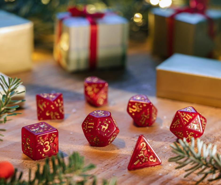 festive dice image